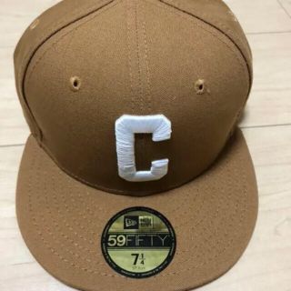 ニューエラー(NEW ERA)の激レア！　ニューエラ　カーハート  キャップ　ウィート　57.7センチ(キャップ)