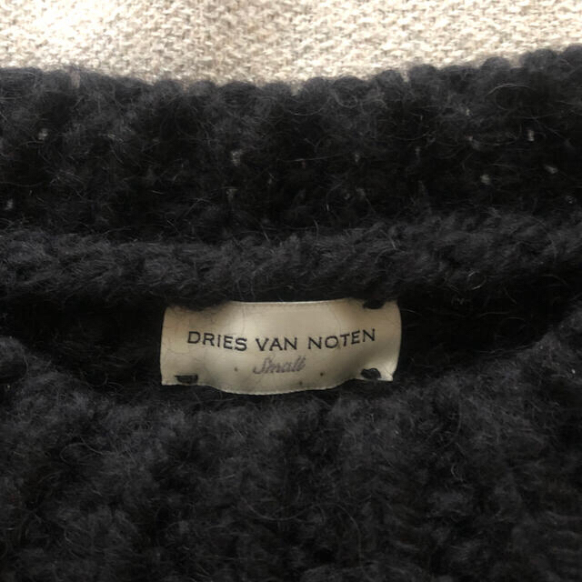 DRIES VAN NOTEN(ドリスヴァンノッテン)の0929様専用　ドリスヴァンノッテン　ニット　ブラック　S メンズのトップス(ニット/セーター)の商品写真