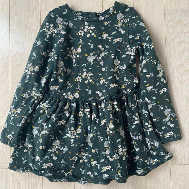 PETIT BATEAU(プチバトー)のプチバトー　裏起毛　ワンピース　6ans キッズ/ベビー/マタニティのキッズ服女の子用(90cm~)(ワンピース)の商品写真