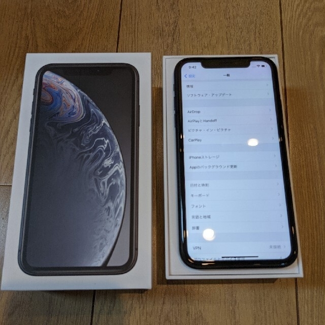 iPhone XR Black 64GB SIMフリー 1