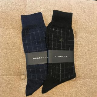 バーバリー(BURBERRY)のBURBERRY バーバリー　靴下　ソックス　チェック　ブランド　メンズ(ソックス)