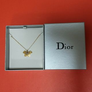 ディオール(Dior)のdior♡ゴールドネックレス(ネックレス)