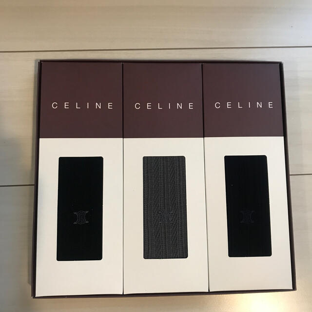 celine(セリーヌ)の新品　CELINE セリーヌ　靴下　ソックス　メンズ　ビジネスソックス メンズのレッグウェア(ソックス)の商品写真