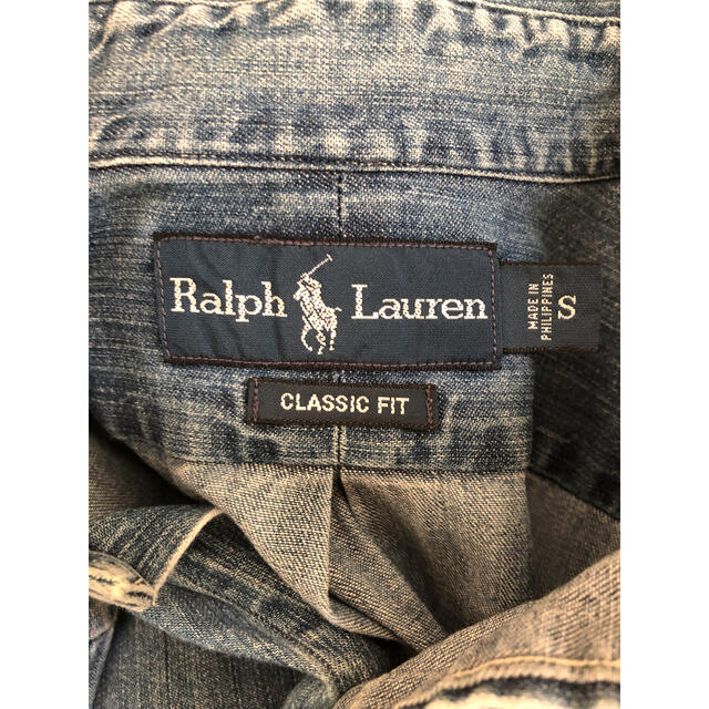 Ralph Lauren(ラルフローレン)のラルフローレン　デニムシャツ　クラシックフィット　Sサイズ メンズのトップス(シャツ)の商品写真