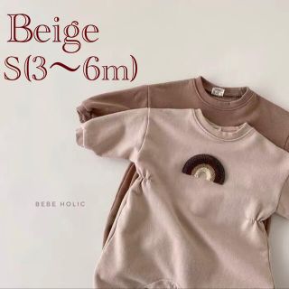 ラスト1点‼️🌈レインボーロンパース 🌈 韓国子供服　BEBE HOLIC (ロンパース)