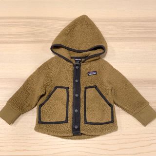 パタゴニア(patagonia)のパタゴニア  レトロ パイル ジャケット　ブラウン　12-18m(ジャケット/コート)