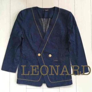 レオナール(LEONARD)の【LEONARD】シルクデニム　ジャケット(Gジャン/デニムジャケット)