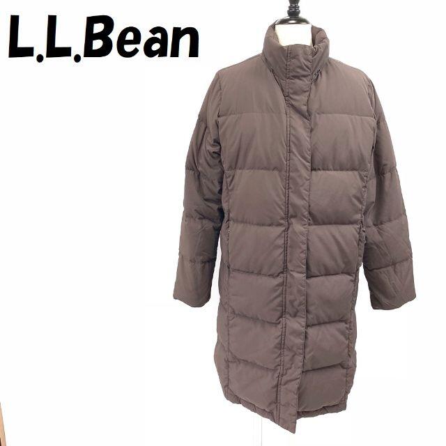 L.L.Bean - 【人気】エルエルビーン ダウンコート ロング ブラウン カーキ M レディース