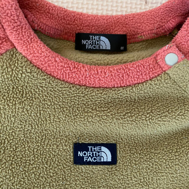 THE NORTH FACE(ザノースフェイス)の最終値下げ♡ THE NORTH FACE  ロンパース 80センチ キッズ/ベビー/マタニティのベビー服(~85cm)(ロンパース)の商品写真