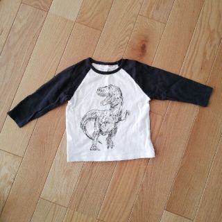 ザラキッズ(ZARA KIDS)のZARA baby　ダイナソーTシャツ　長袖　80cm(Ｔシャツ)