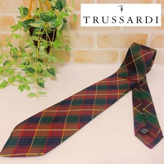 トラサルディ(Trussardi)のTRUSSARDI トラサルディ マルチカラー チェック柄 ネクタイ(ネクタイ)