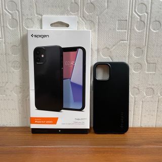 シュピゲン(Spigen)のシュピゲン シンフィット iPhone 12 mini用ケース(iPhoneケース)