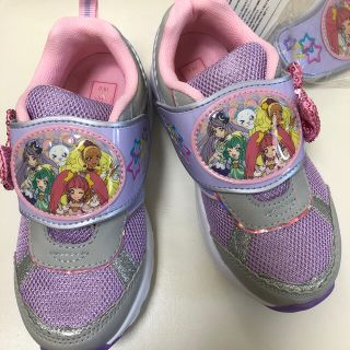 プリキュア　スニーカー　光る　靴　キッズ フラッシュスニーカー(スニーカー)