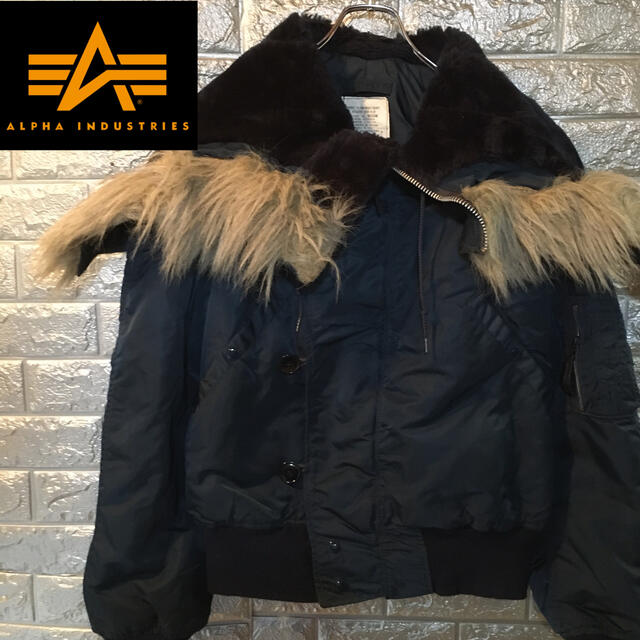 【USA製】アルファ ALPHAINDUSTRIES N-2Bフライトジャケット