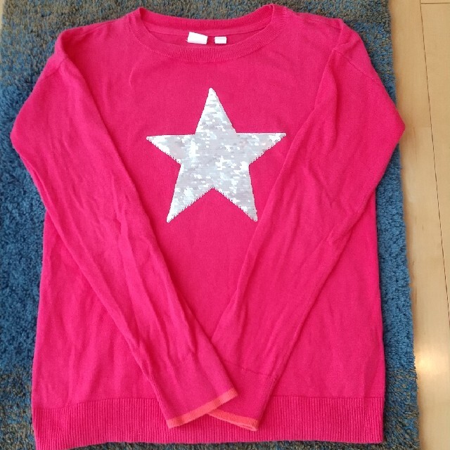 GAP(ギャップ)のGAP長袖シャツ140cm キッズ/ベビー/マタニティのキッズ服女の子用(90cm~)(Tシャツ/カットソー)の商品写真