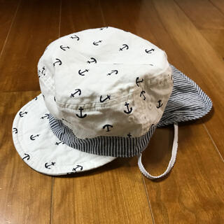ニシマツヤ(西松屋)の日除け付き帽子　52cm(帽子)