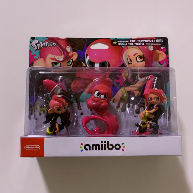 amiibo スプラトゥーン アミーボ　タコボーイ タコガール タコ 3種セット