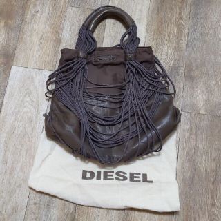 ディーゼル(DIESEL)の定価34000円◇DIESEL ディーゼル◇デザインレザーハンドバッグ(ハンドバッグ)