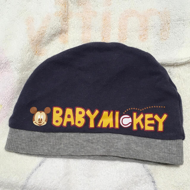 Disney(ディズニー)のDisney  baby  BABY MICKEYの帽子　新生児用 キッズ/ベビー/マタニティのこども用ファッション小物(帽子)の商品写真