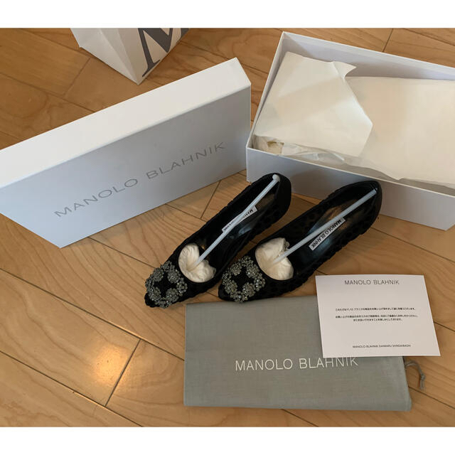 MANOLO BLAHNIK(マノロブラニク)の未使用マロノブラニク　36 1/2 シースルードットmanolo blahnik レディースの靴/シューズ(ハイヒール/パンプス)の商品写真