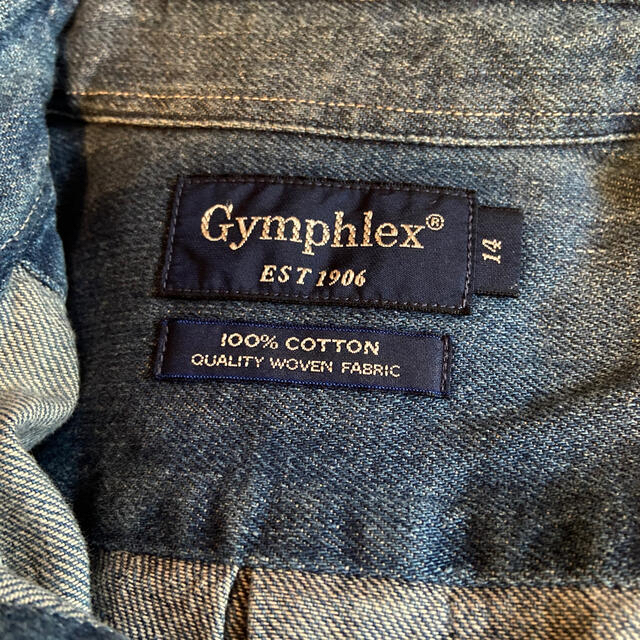 GYMPHLEX(ジムフレックス)のジムフレックスのデニムワンピース レディースのワンピース(ひざ丈ワンピース)の商品写真