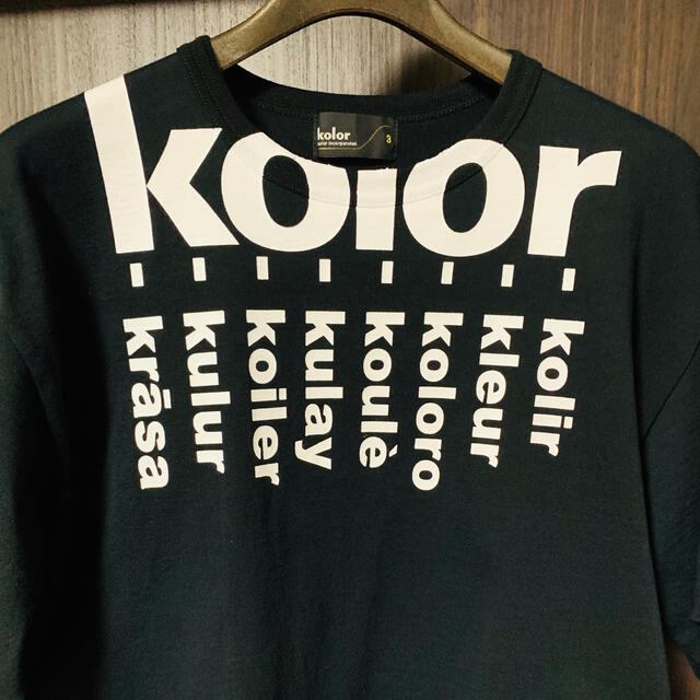 kolor(カラー)の【最終値下げ】kolor メンズロゴTシャツ 2019ss メンズのトップス(Tシャツ/カットソー(半袖/袖なし))の商品写真