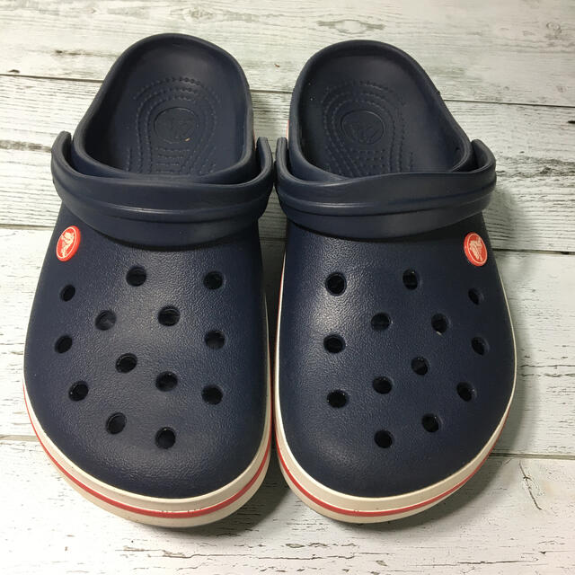 crocs(クロックス)のcrocs サンダル　ネイビー　25cm 11.25●●012 メンズの靴/シューズ(サンダル)の商品写真