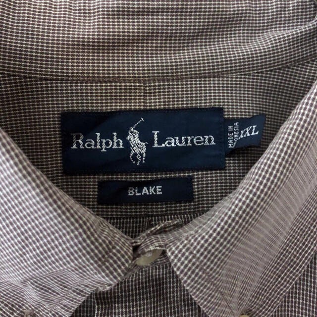 Ralph Lauren(ラルフローレン)の【超レア】90s ラルフローレン BDシャツ 刺繍 メンズのトップス(シャツ)の商品写真