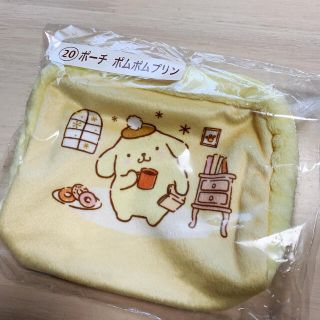 ポムポムプリン(ポムポムプリン)の新品♡ポムポムプリンポーチ(キャラクターグッズ)