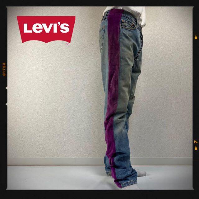 Levi's(リーバイス)の【希少】リーバイス　LEVI'S501 ヴィンテージデニムパンツ　パープルライン メンズのパンツ(デニム/ジーンズ)の商品写真