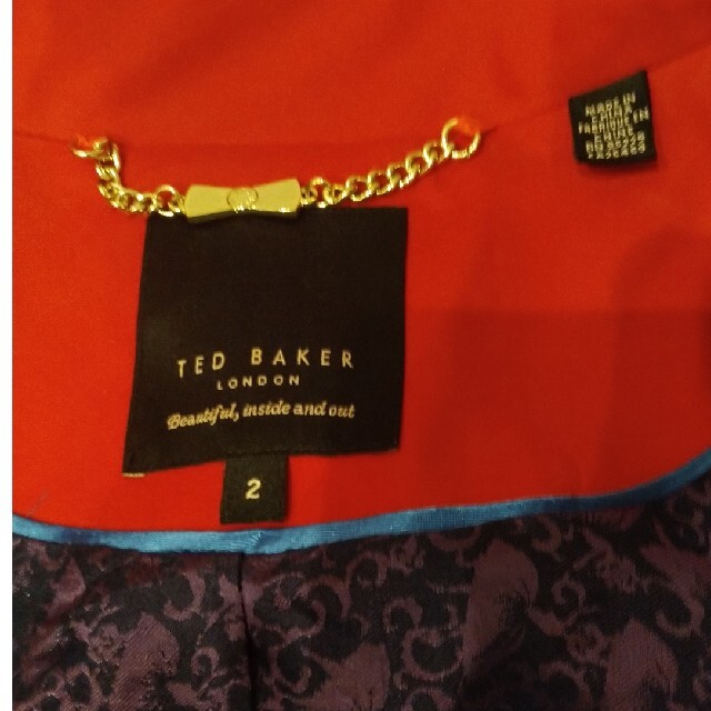 在庫あ好評 TED BAKER - テッドベイカー ted baker トレンチ コート 赤