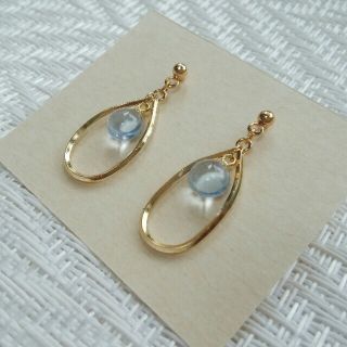 sale！ガラスのゆらゆらピアス✧*。ドロップ(ピアス)