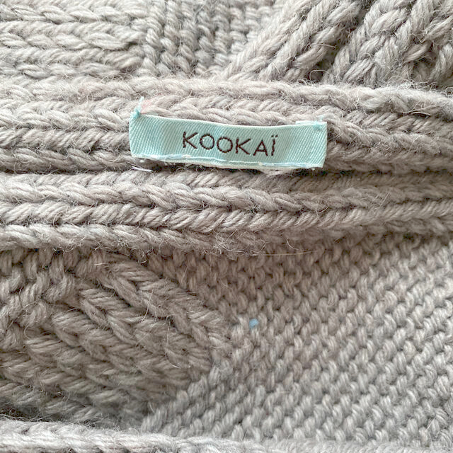 KOOKAI(クーカイ)のKOOKAI クーカイマフラー　グレー レディースのファッション小物(マフラー/ショール)の商品写真