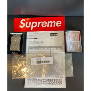 シュプリーム(Supreme)のsupreme Diamond Plate Zippo(タバコグッズ)