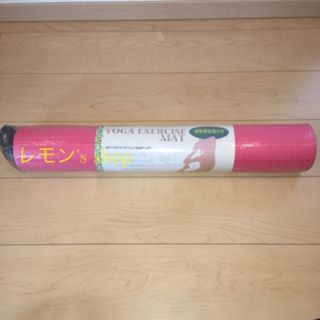 エクササイズマット ピンク 収納袋付(エクササイズ用品)