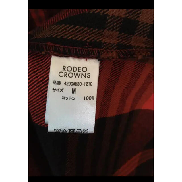 RODEO CROWNS(ロデオクラウンズ)のRODEO CROWNS ルーズチェックシャツ レディースのジャケット/アウター(その他)の商品写真