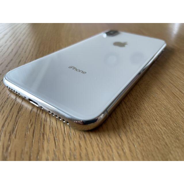 iPhone X SIMフリー 256GB Silver - スマートフォン本体