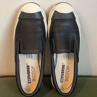 コンバース(CONVERSE)のあおい様専用　BIOTOP×JACKPURCELL レザースリッポン(スニーカー)