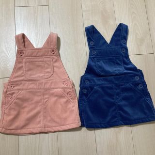 ムジルシリョウヒン(MUJI (無印良品))のベビー服　無印良品　ワンピース　２枚セット(ワンピース)