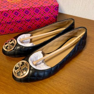 トリーバーチ(Tory Burch)の美品♡トリーバーチ 本革 バレーシューズ 24cm(バレエシューズ)