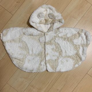 コンビミニ(Combi mini)の【美品】コンビミニ  しろくま　ボアポンチョ(ジャケット/コート)