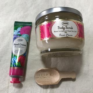 サボン(SABON)のSABON サボン フローラル ブルーム ボディスクラブ ハンドクリーム(ボディスクラブ)