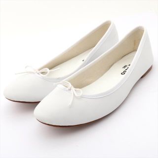 レペット(repetto)のレペット  レザー 39 ホワイト レディース パンプス(ハイヒール/パンプス)