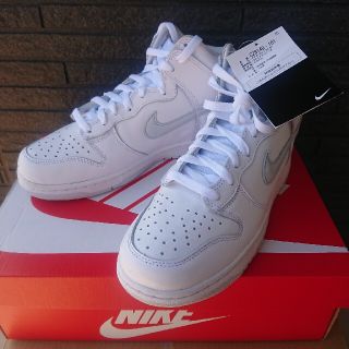 ナイキ(NIKE)のNIKE DUNK HIGH  pure platinum 26cm      (スニーカー)