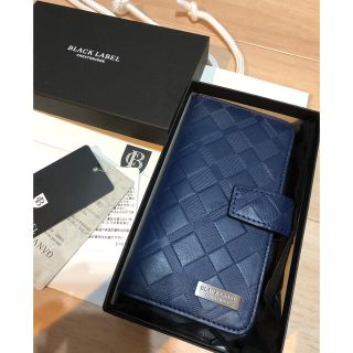 ブラックレーベルクレストブリッジ(BLACK LABEL CRESTBRIDGE)の新品　ブラックレーベル・クレストブリッジ 手帳型iPhoneケース　スマホケース(iPhoneケース)