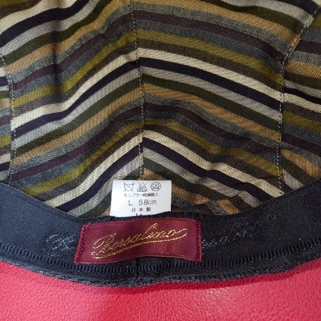 Borsalino(ボルサリーノ)のボルサリーノ/ハンチング/美品 メンズの帽子(ハンチング/ベレー帽)の商品写真