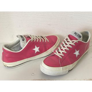 コンバース(CONVERSE)のコンバース/レザー/ワンスター/ピンク/28cm/日本製/スニーカー/ビンテージ(スニーカー)