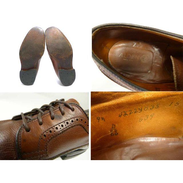 Alden(オールデン)の 旧ロゴオールデン ALDEN #639ロングウイングチップシューズ  27.5 メンズの靴/シューズ(ドレス/ビジネス)の商品写真