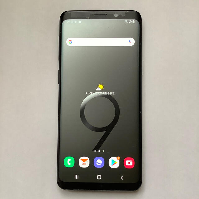 au   Galaxy S9  64GB SIM解除済み　品スマートフォン/携帯電話