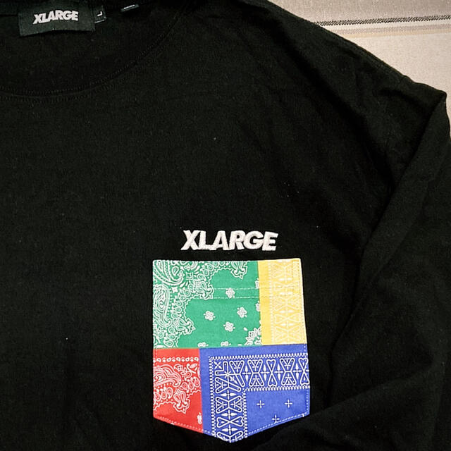 XLARGE(エクストララージ)のXLARGE ロンＴ  ペイズリー柄 『希少モデル』 メンズのトップス(Tシャツ/カットソー(七分/長袖))の商品写真